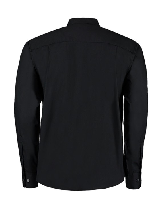 Chemise personnalisable KUSTOM KIT Tailored Fit Mandarin Collar Shirt