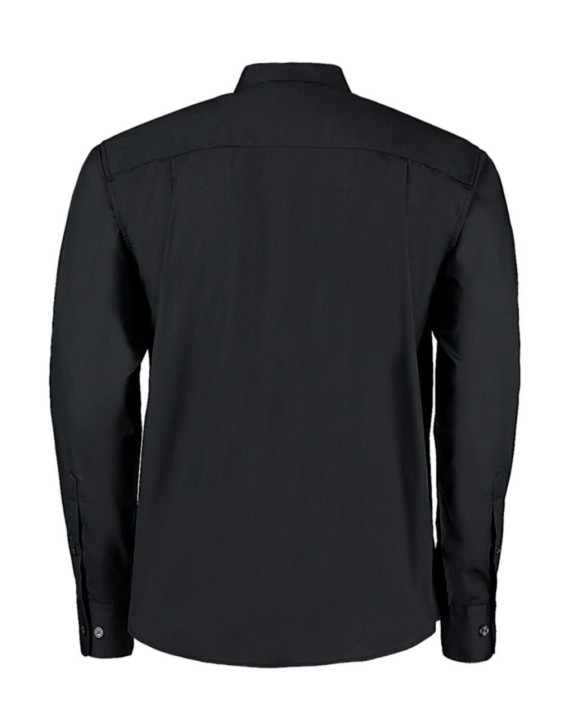 KUSTOM KIT Tailored Fit Mandarin Collar Shirt Hemd personalisierbar