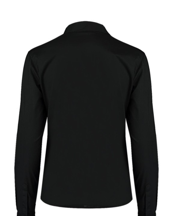 KUSTOM KIT Women's Tailored Fit Mandarin Collar Shirt Hemd personalisierbar