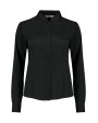 Chemise personnalisable KUSTOM KIT Women's Tailored Fit Mandarin Collar Shirt