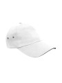 RESULT Plush Sandwich Cap blanc/bleu marine personnalisable