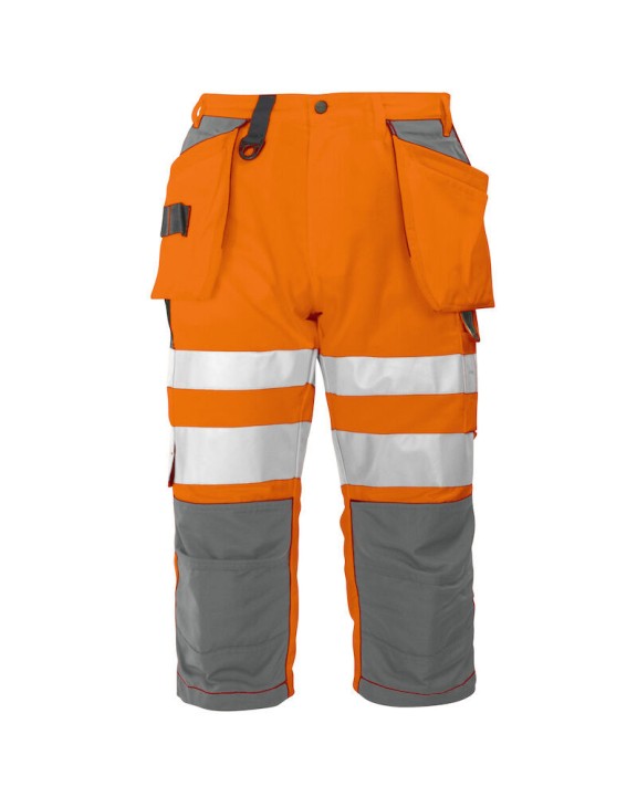 Pantalon personnalisable PROJOB 6510 PANTACOURT POLYCOTON - EN ISO 20471 CLASSE 2