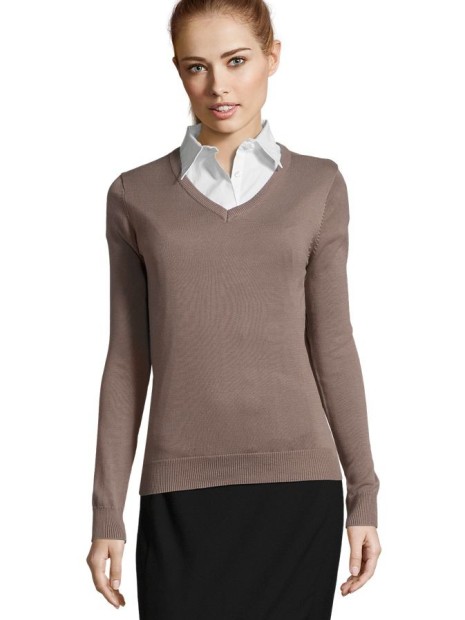 Pulls à personnaliser SOL'S Galaxy Women gris moyen