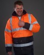YOKO Fluo 2 Tone Motorway Jacket Jacke personalisierbar