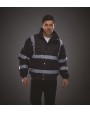 YOKO Hi-Vis Bomber Jacket Jacke personalisierbar