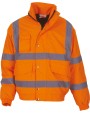 YOKO Hi-Vis Bomber Jacket Jacke personalisierbar