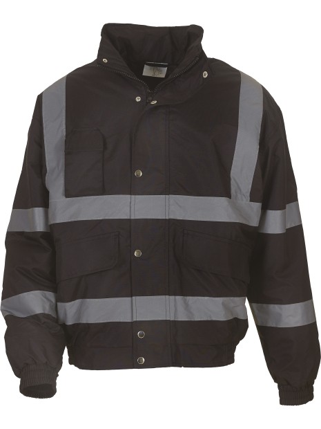 YOKO Blouson haute visibilité noir personnalisable