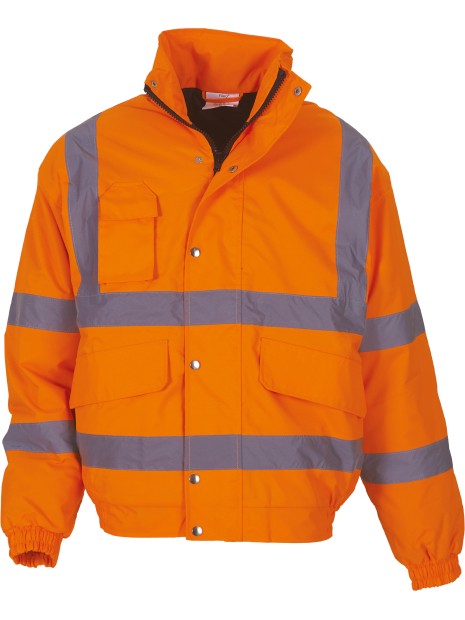 YOKO Blouson haute visibilité HI VIS ORANGE personnalisable