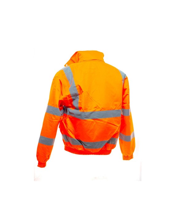 YOKO Hi-Vis Bomber Jacket Jacke personalisierbar