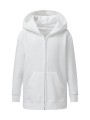 SG CLOTHING Hooded Full Zip Kids blanc personnalisable