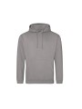 AWDIS COLLEGE HOODIE platinium grey personnalisable