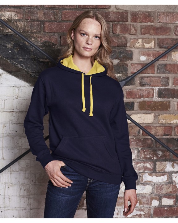 Sweater AWDIS VARSITY HOODIE voor bedrukking &amp; borduring