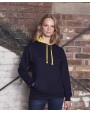 Sweater AWDIS VARSITY HOODIE voor bedrukking &amp; borduring