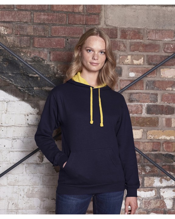 Sweater AWDIS VARSITY HOODIE voor bedrukking &amp; borduring