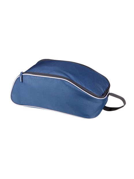 KIMOOD Sac range-chaussures bleu marine/gris ardoise personnalisable