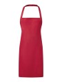 PREMIER Tablier à bavette rouge personnalisable