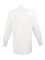 PREMIER Chemise Homme manches longues Pilote blanc personnalisable