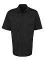 PREMIER Chemise Homme manches courtes Pilote noir personnalisable