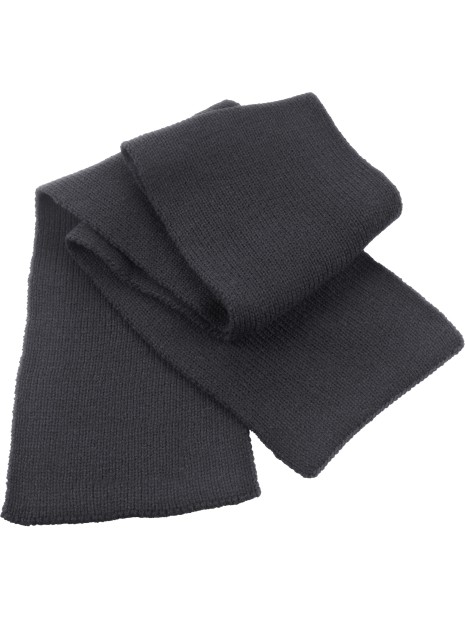 RESULT Écharpe classique charcoal personnalisable
