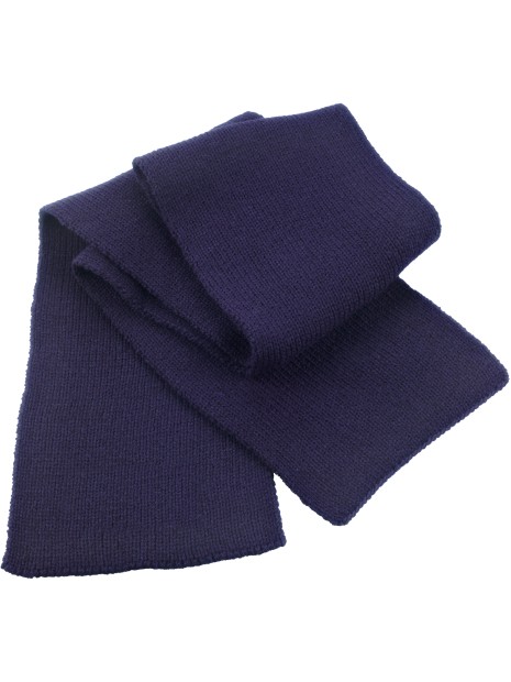 RESULT Écharpe classique bleu marine personnalisable