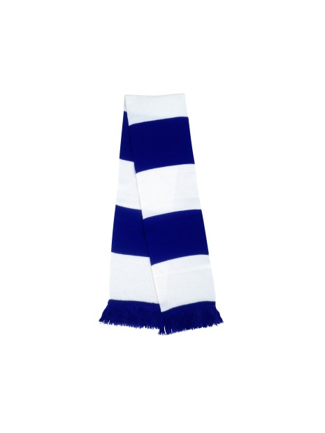 RESULT Écharpe bicolore "Team" bleu royal/bleu marine personnalisable