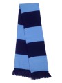 RESULT Écharpe bicolore "Team" marine/bleu ciel personnalisable