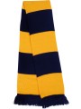 RESULT Écharpe bicolore "Team" bleu marine/jaune gold personnalisable