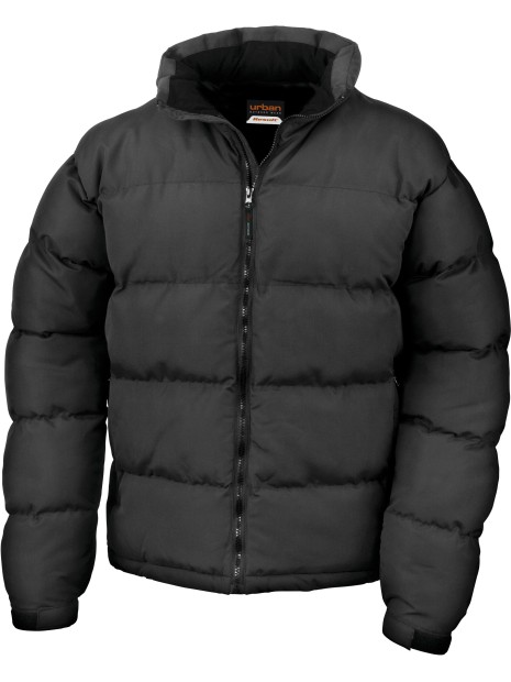 RESULT Doudoune homme Holkham noir personnalisable