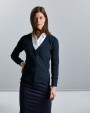 RUSSELL Ladies'' V-neck Knitted Cardigan Pullover personalisierbar