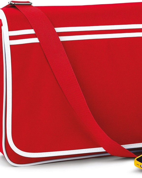 BAG BASE Messengertasche im Retro-Look Tasche personalisierbar