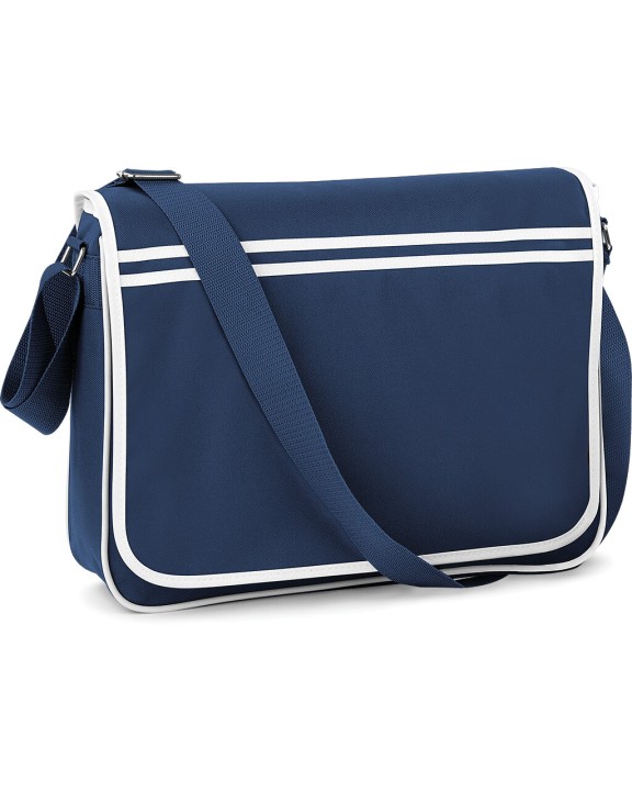 BAG BASE Messengertasche im Retro-Look Tasche personalisierbar