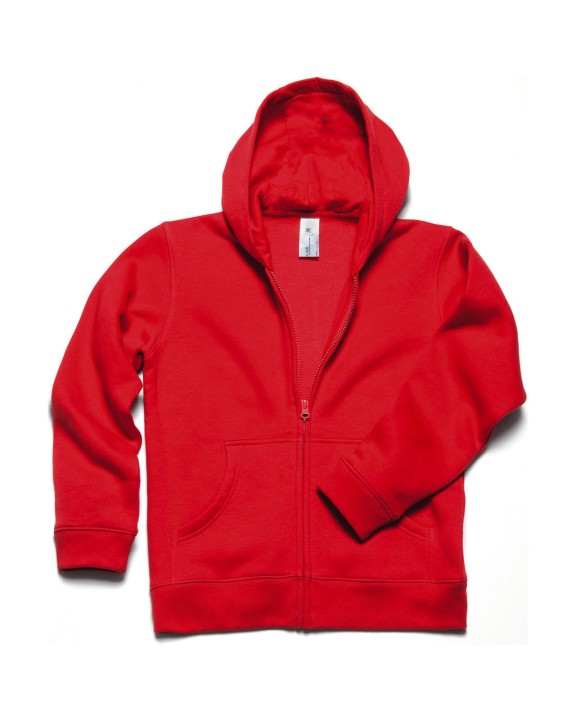 B&C HOODED FULL ZIP KIDS Sweatshirt personalisierbar