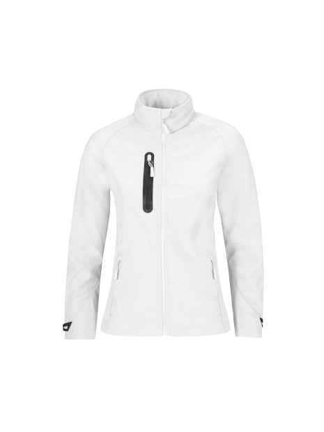 B&C X-LITE SOFTSHELL WOMEN blanc personnalisable