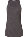 BELLA-CANVAS Débardeur Flowy dos nageur gris foncé chiné personnalisable