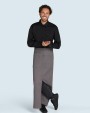 BISTRO BY JASSZ BERLIN Long Bistro Apron with Vent and Pocket Schürze personalisierbar
