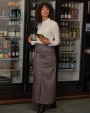 BISTRO BY JASSZ BERLIN Long Bistro Apron with Vent and Pocket Schürze personalisierbar