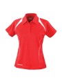 SPIRO Lady Spiro Team Spirit Polo rouge/blanc personnalisable