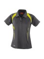 SPIRO Lady Spiro Team Spirit Polo gris /lime personnalisable