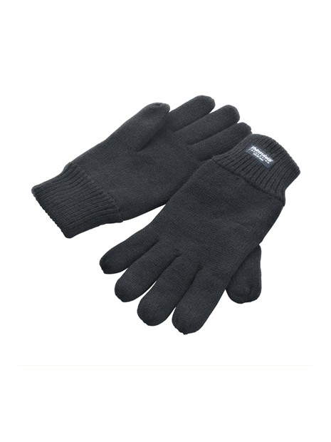 RESULT Gants classiques doublés en Thinsulate™ gris charcoal personnalisable