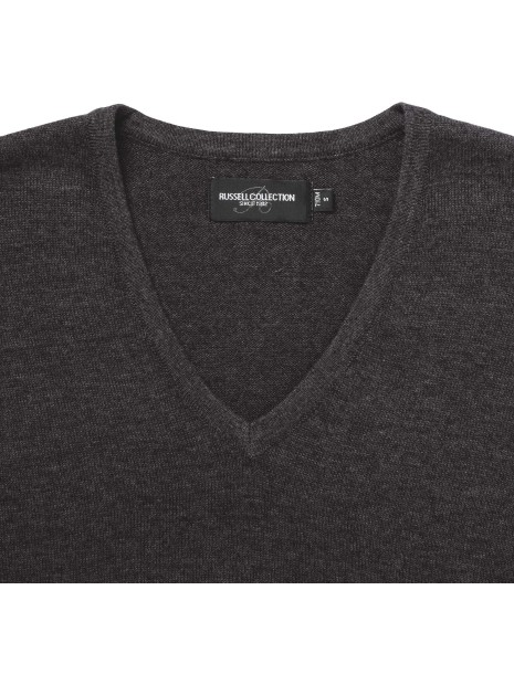 RUSSELL Pullover femme col v  personnalisable