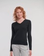 RUSSELL Ladies'' V-neck Knitted Pullover Pullover personalisierbar