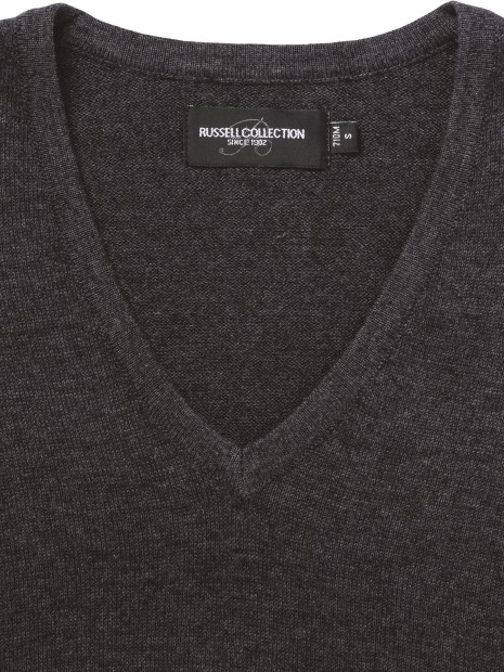 Pulls à personnaliser RUSSELL Pullover femme col v 