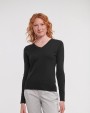 RUSSELL Ladies'' V-neck Knitted Pullover Pullover personalisierbar