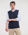 Pull personnalisable RUSSELL Adults'' V-Neck Sleeveless Knitted Pullover
