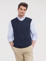 Pulls à personnaliser RUSSELL Adults'' V-Neck Sleeveless Knitted Pullover 