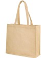 SHUGON Calcutta Long Handled Jute Shopper Bag Tasche personalisierbar