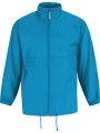 B&C Coupe vent homme Sirocco bleu atoll personnalisable