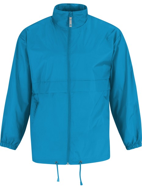 B&C Coupe vent homme Sirocco bleu atoll personnalisable