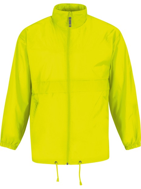 B&C Coupe vent homme Sirocco Jaune Ultra personnalisable