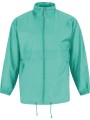 B&C Coupe vent homme Sirocco PIXEL TURQUOISE personnalisable